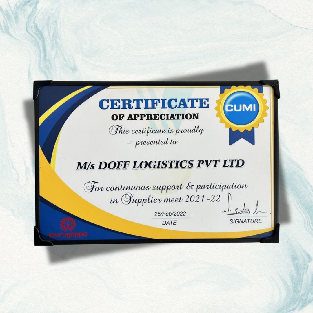 DOFF Certificates (2)